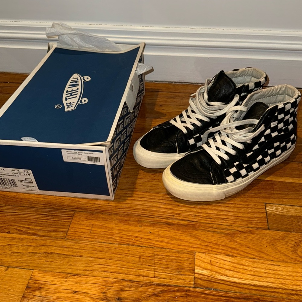 Vans VAULT OG SK8-HI LX 50th Anniversary Checkerboard Woven